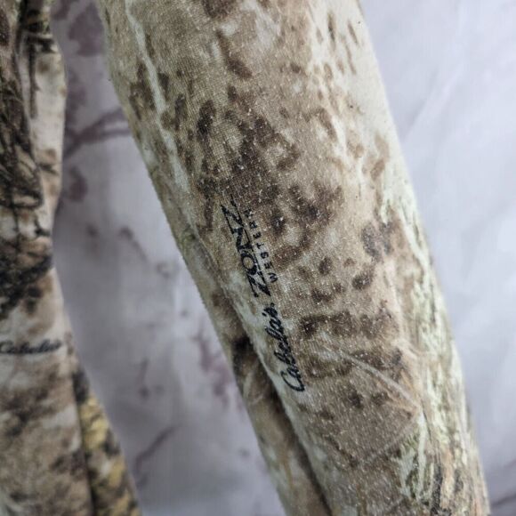 Cabelas Hoodie Womens Medium Camo Zone Western Zip Sweatshirt Jacket Grassland - Picture 10 of 12